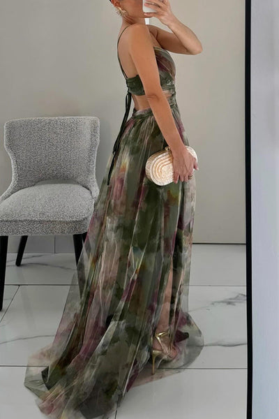Giselle - Bezauberndes Maxikleid mit Blumendruck