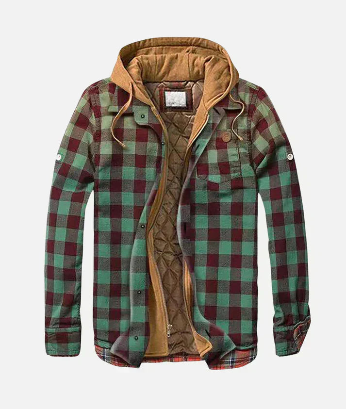 Alain – Karierte Patchwork-Jacke