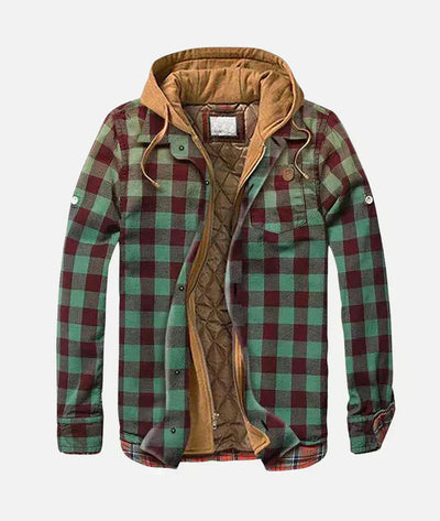 Alain – Karierte Patchwork-Jacke