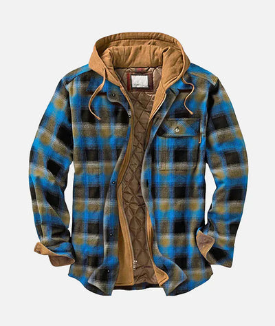 Alain – Karierte Patchwork-Jacke