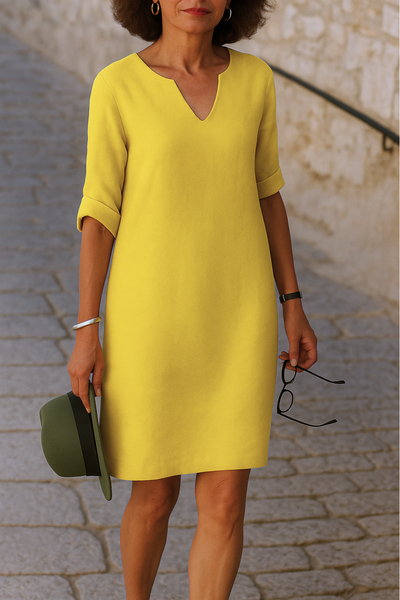 Roza™ – Zeitloses Leinenkleid