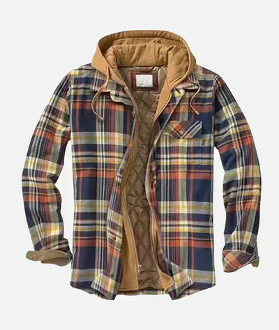 Alain – Karierte Patchwork-Jacke