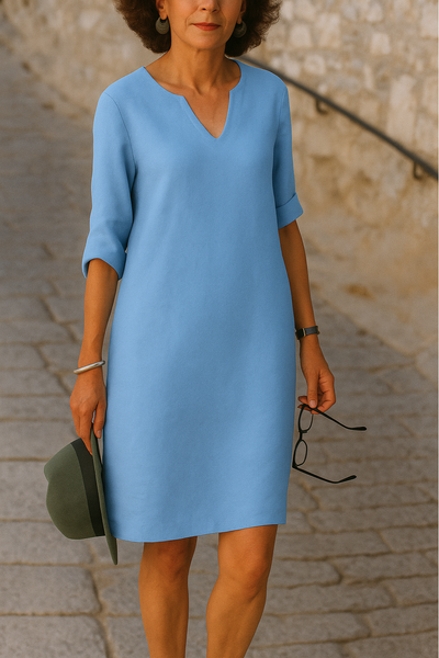 Roza™ – Zeitloses Leinenkleid
