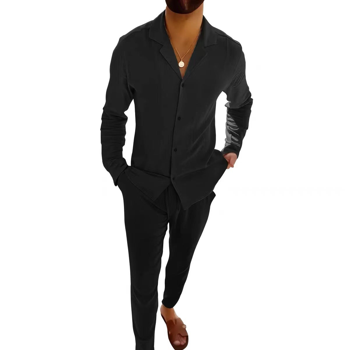 Stefano® | Sommer-Leinen-Set für Herren