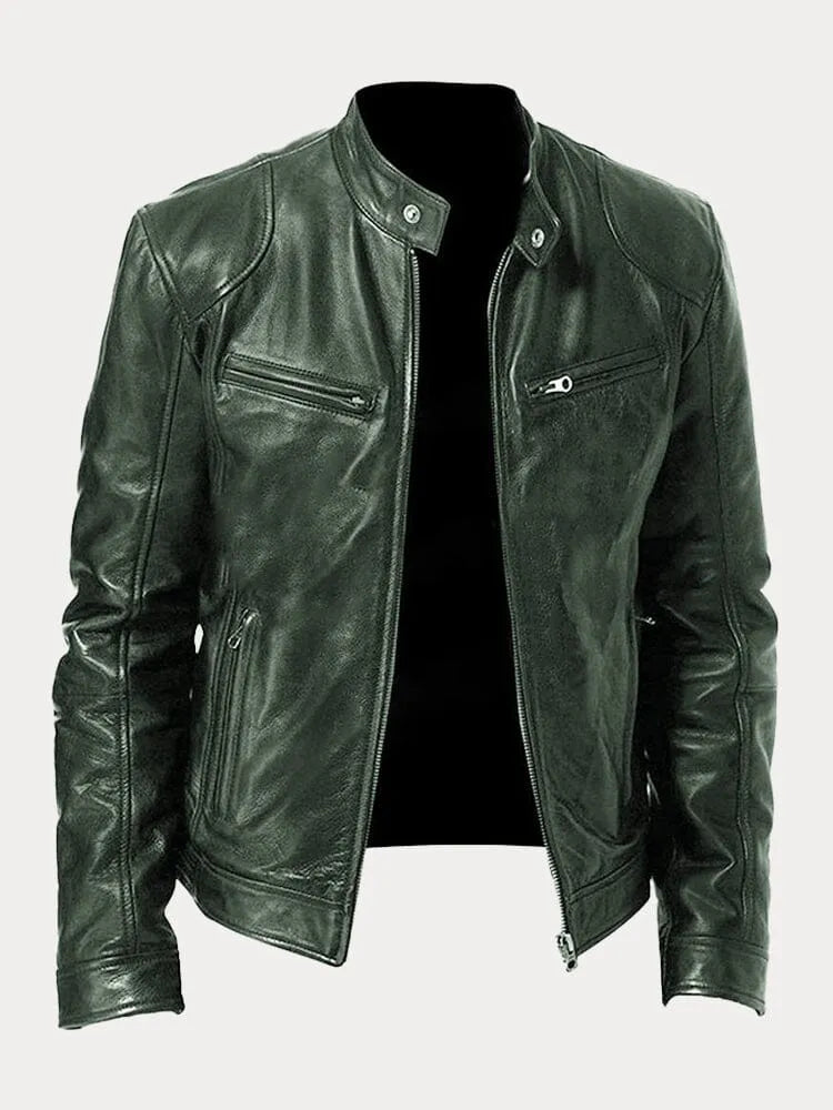 Benjamin™ | Lässige Lederjacke