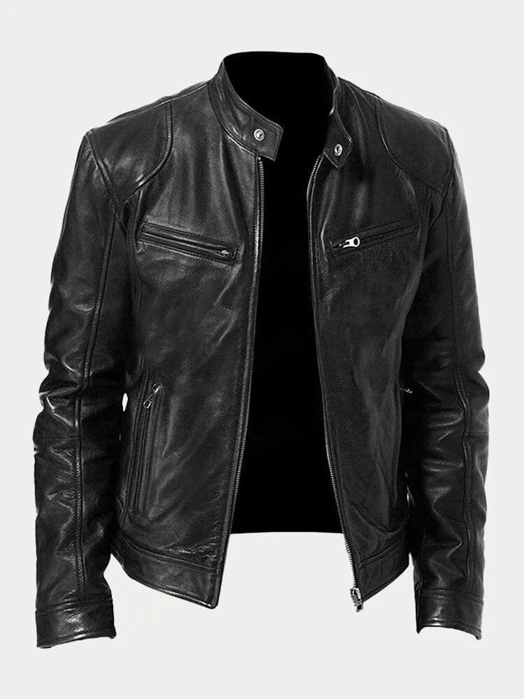 Benjamin™ | Lässige Lederjacke