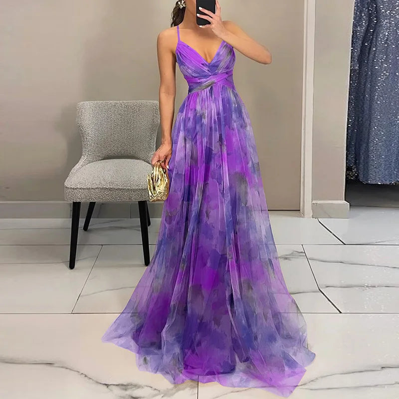 Giselle - Bezauberndes Maxikleid mit Blumendruck
