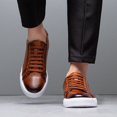 Enzo- Herren Sneaker aus Leder