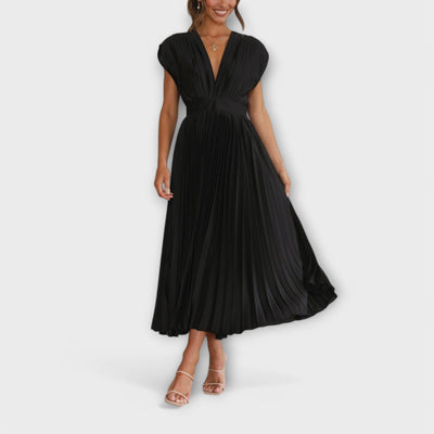 Maria - Stilvolles Faltenkleid