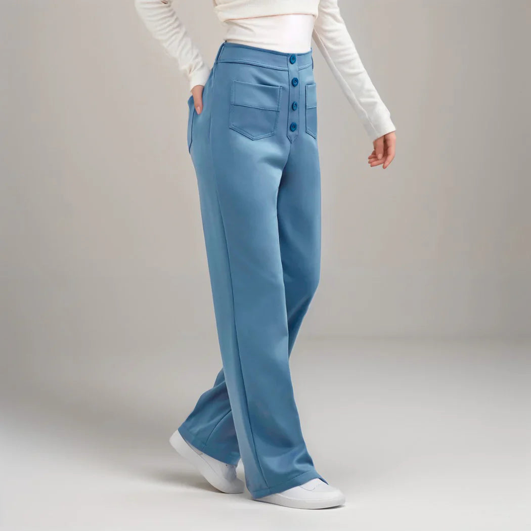 Elisha - Elastische broek met hoge taille - 1+1 kostenlos