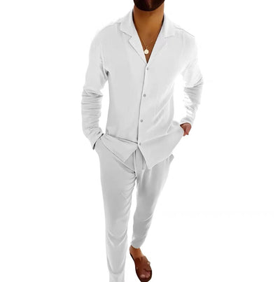 Stefano® | Sommer-Leinen-Set für Herren