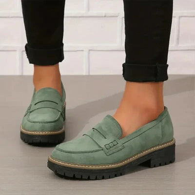 Jennifer™ Klassische Loafers aus Wildleder